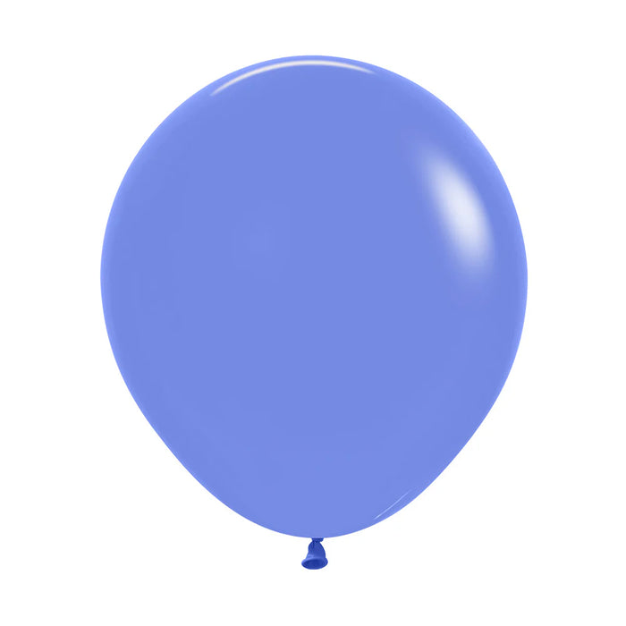 UNIDAD De Globo Azul Hortensia Fashion R18 x UNIDAD Sempertex