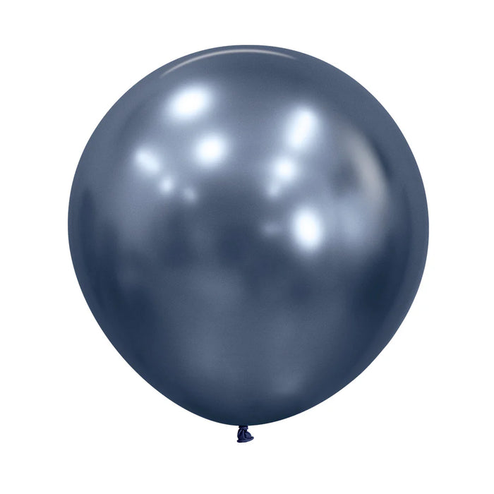Globo Azul Galaxy Reflex Esfera R24 x 3 Unidades Sempertex