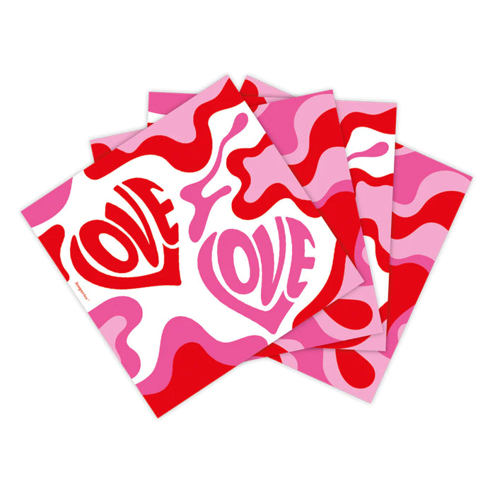 Servilleta Pequeña Love x 16 Unidades Sempertex