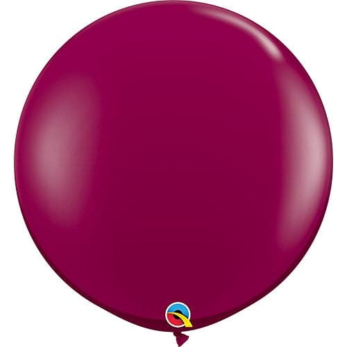 Globo Sparkling Burgundy 30" X  Unidad Qualatex