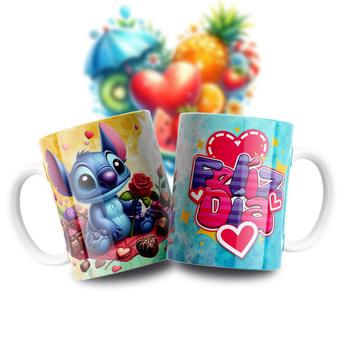 Mug Feliz Día 11 Oz Ref. 63 x 1 Unidad