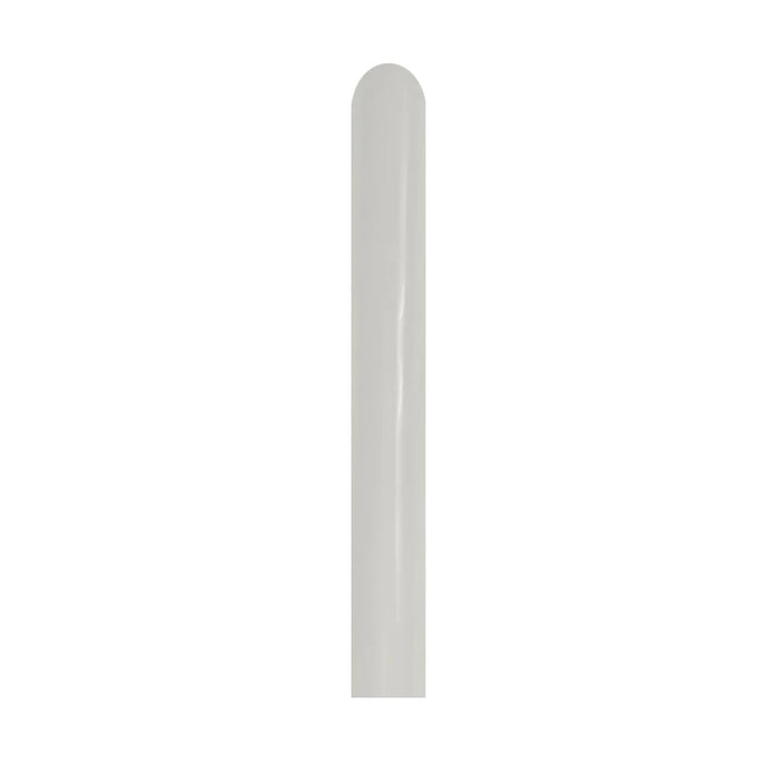 Globo Blanco Nacar Silk Tubito 260 x 20 Unidades Sempertex