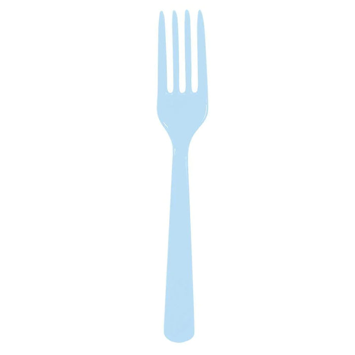 Tenedor Deluxe Azul Pastel x 12 Unidades Sempertex