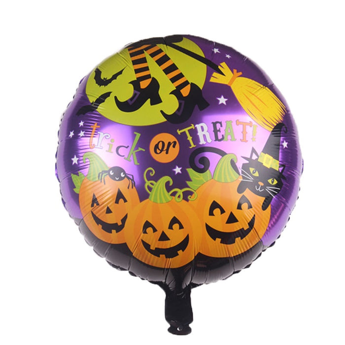 Globo Metalizado Halloween Trick or Treat 18" x 1 Unidad