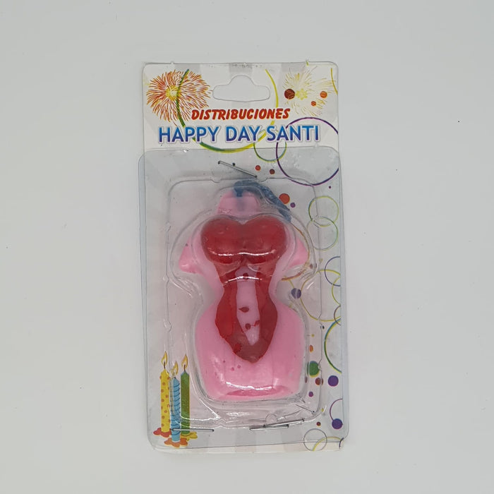 Vela Adulto Torso de Mujer X Unidad