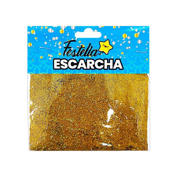 Escarcha Dorada Cabello de Angel Para Globo 20 Gr x 1 Unidad
