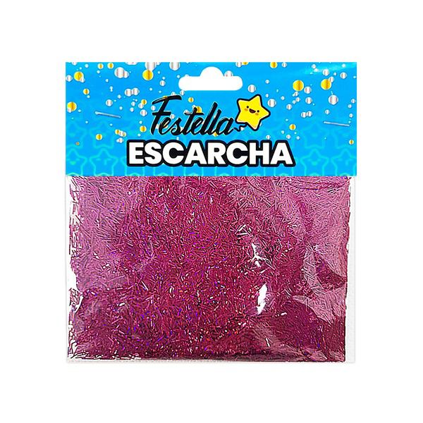 Escarcha Fucsia Cabello de Angel Para Globo 20 Gr x 1 Unidad