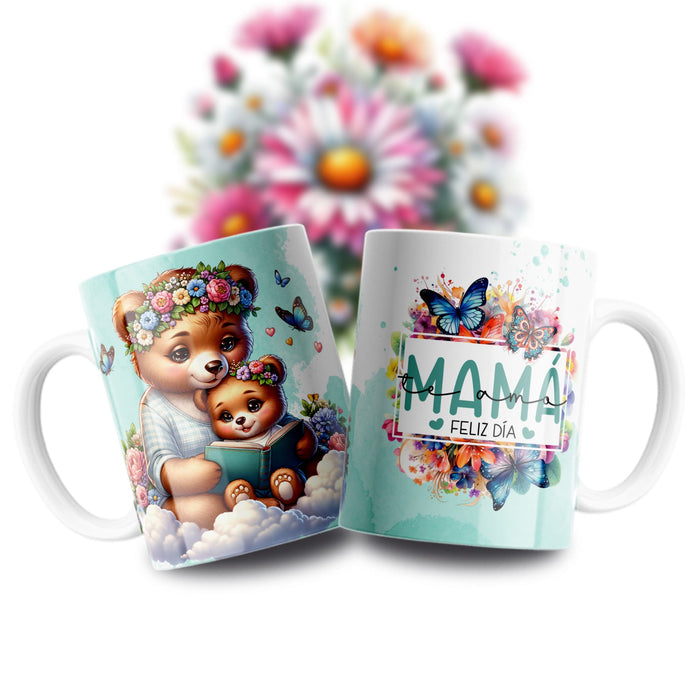 Mug Feliz Dia De La Madre 11 Oz Ref. 63 x 1 Unidad