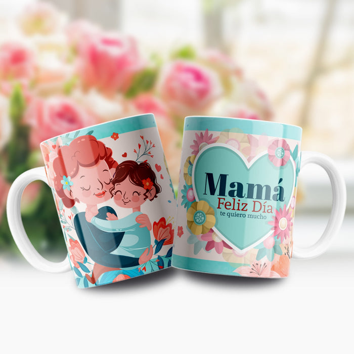 Mug Feliz Dia De La Madre 11 Oz Ref. 82 x 1 Unidad
