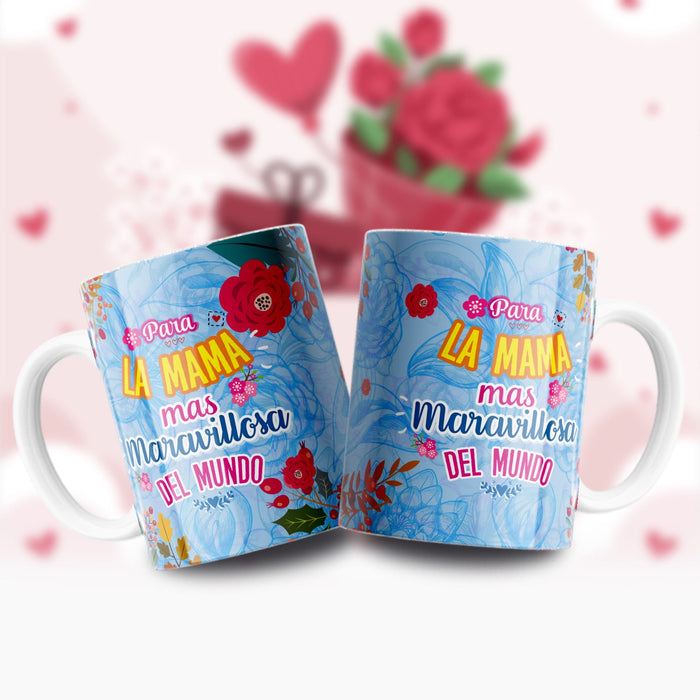Mug Feliz Dia De La Madre 11 Oz Ref. 98 x 1 Unidad