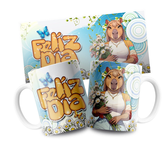 Mug Feliz Dia De La Madre 11 Oz Ref. 132 x 1 Unidad