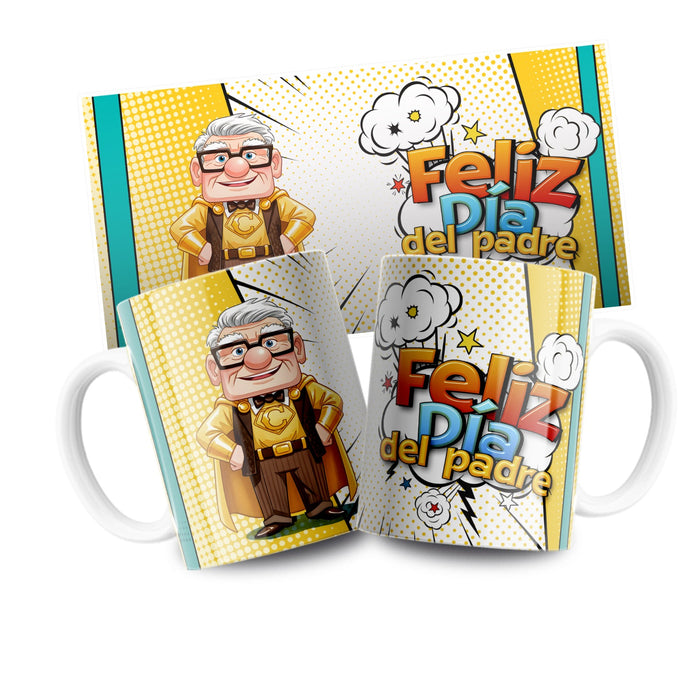 Mug Feliz Dia Padres 11 Oz Ref. 66 x 1 Unidad