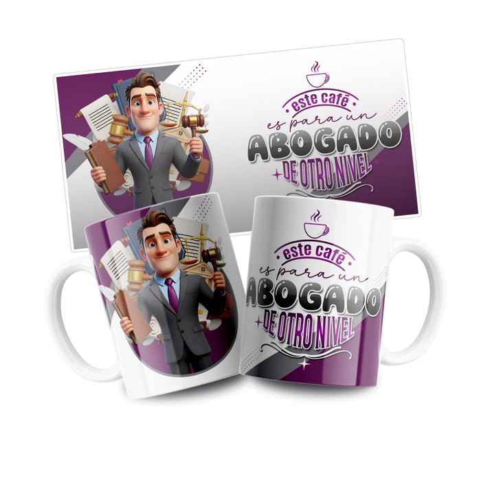 Mug Profesion 11 Oz Abogado x 1 Unidad