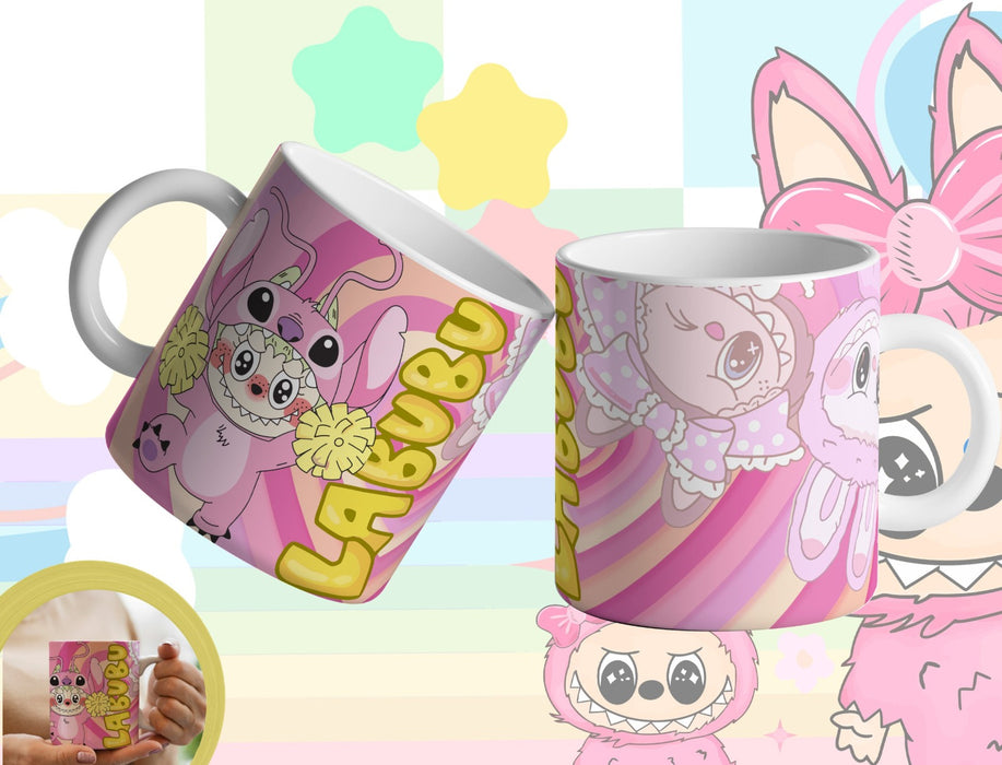 Mug Labubu 11 Oz Ref. 7 Lychee Berry Angela x 1 Unidad