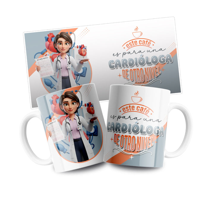 Mug Profesión 11 Oz Cardiologa x 1 Unidad
