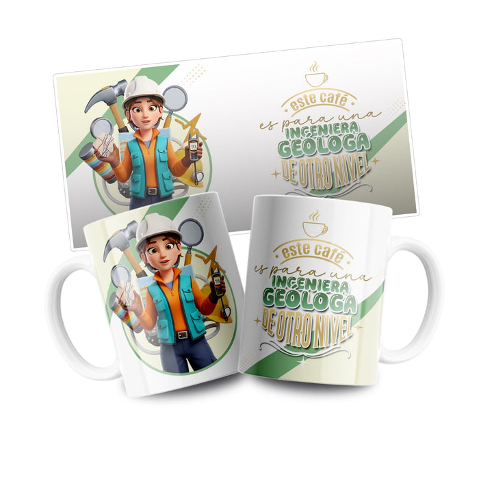 Mug Profesión 11 Oz Ingeniera Geologa x 1 Unidad