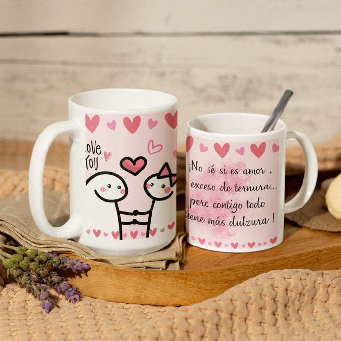 Mug Flork Love 11 Oz Ref. 12 x 1 Unidad
