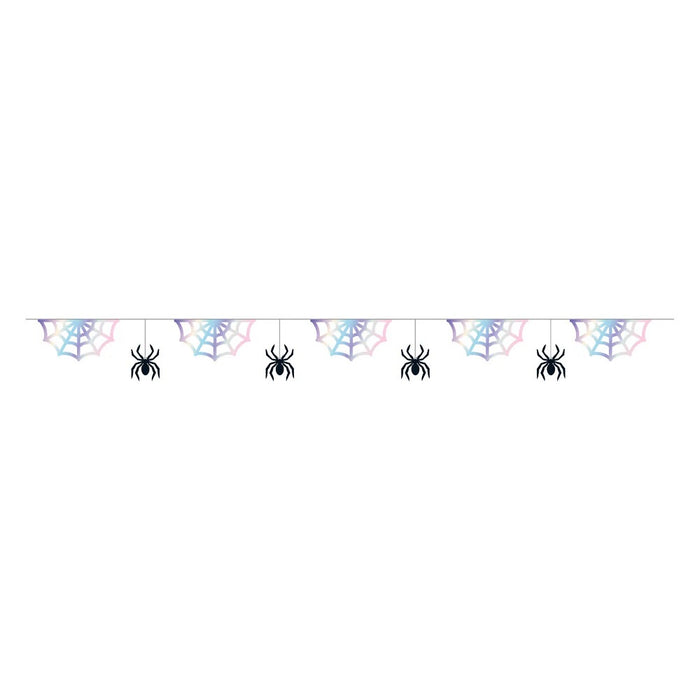 Feston Metalizado Telaraña Plata 2 M X 1 Unidad Sempertex