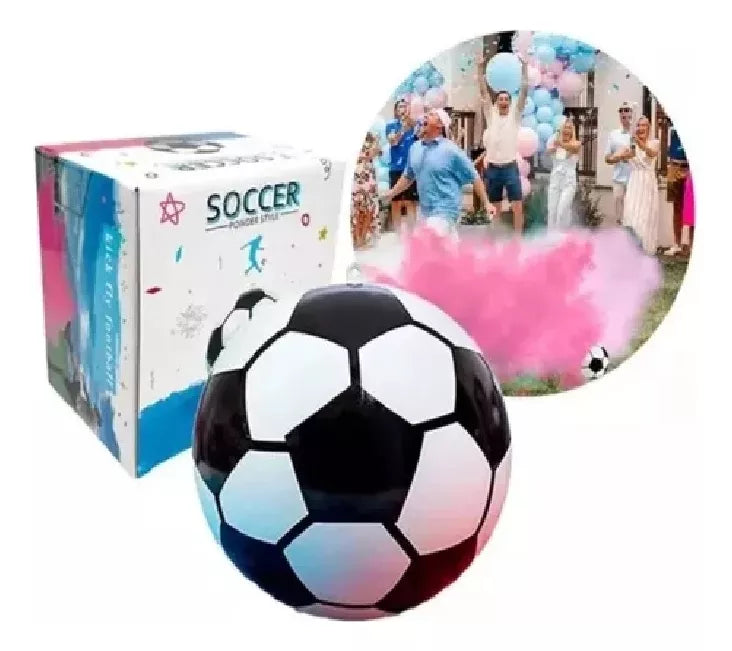 Balon de Futbol Pequeño Revelador de Genero Niño x 1 Unidad