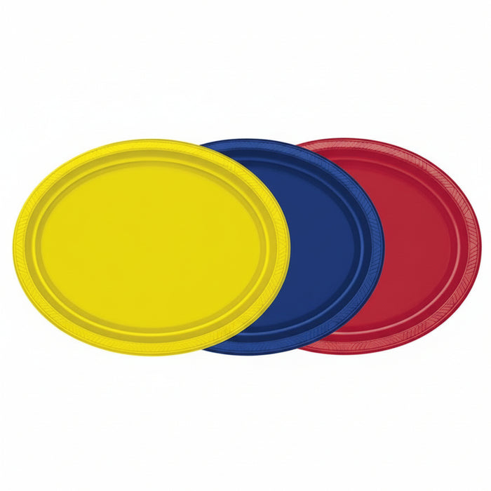 Bandeja Deluxe Oxo Oval Tricolor x 5 Unidades Sempertex