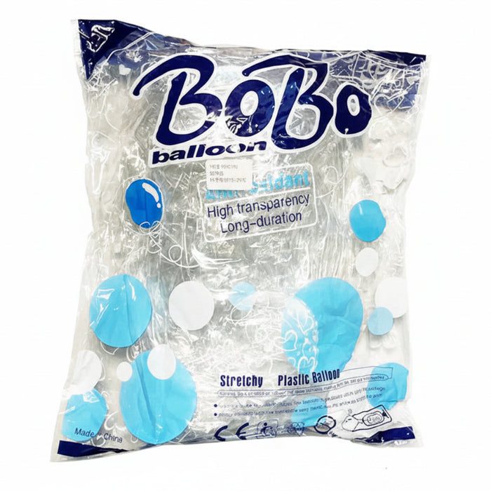Globo Burbuja Doble Boquilla  Para Englobar de 30" x 1 UNIDAD Marca Bobo
