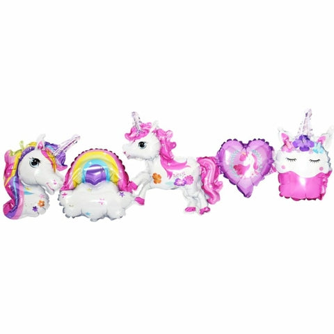 Globo Cadena de Unicornios 41" Festella