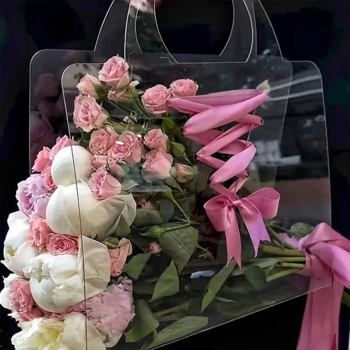 Caja Cartera en Acetato Transparente Ref. 3 x 1 Unidad