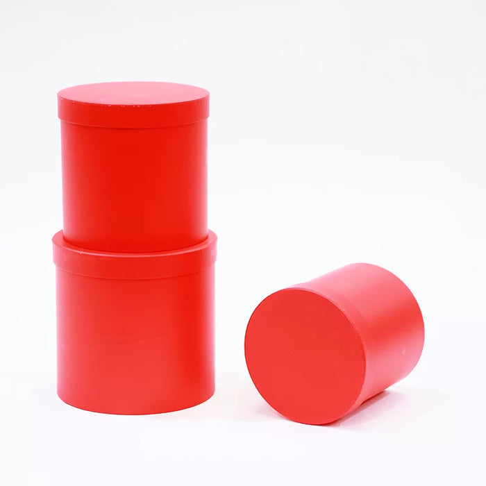 Caja Cilindro Grande Roja x 1 Unidad