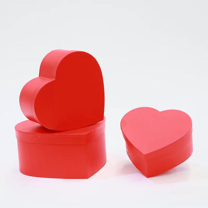 Caja Corazon Grande Roja x 1 Unidad