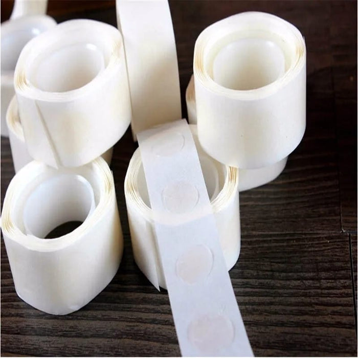 Tira de Adhesivo para globos Rollo x 100 Linea economica Paquete x 25