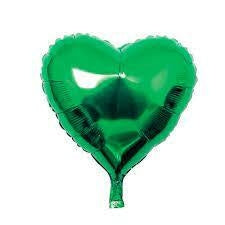 Globo Corazon Verde 5" X Unidad