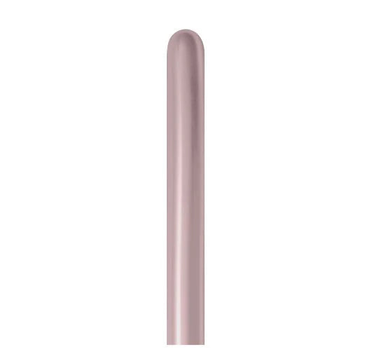 Globo Rosa Primaveral Silk Tubito 260 x 50 Unidades Sempertex