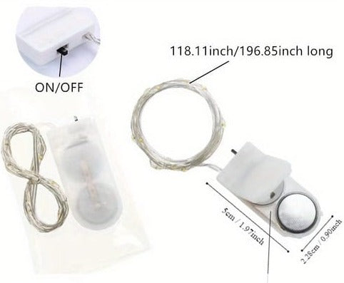 Luz led para Globo 1 mt Luz Calida