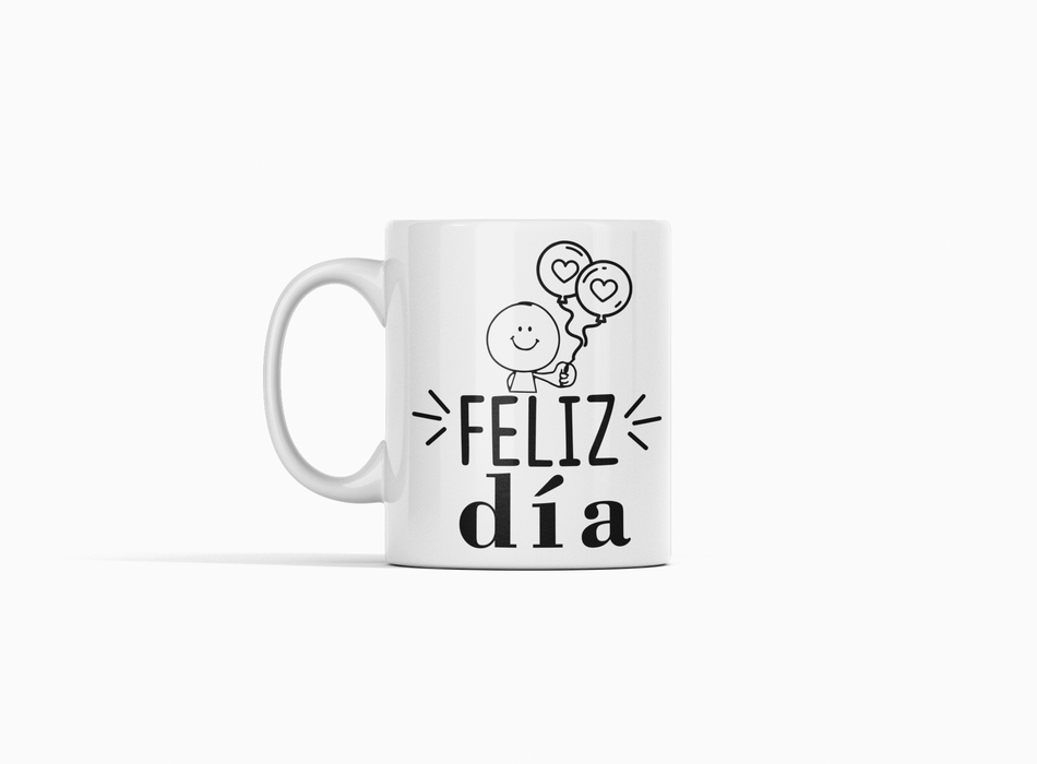 Mug Feliz Día 11 Oz Ref. 35 x 1 Unidad