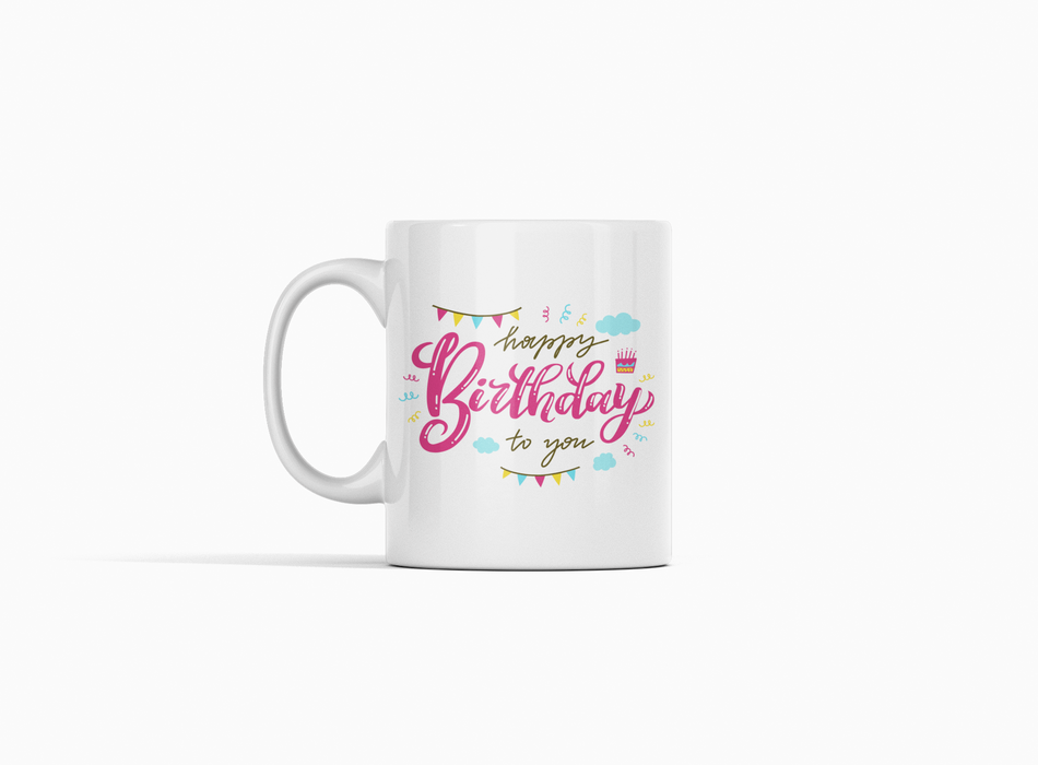 Mug Happy Birthday 11 Oz Ref. 3 x 1 Unidad