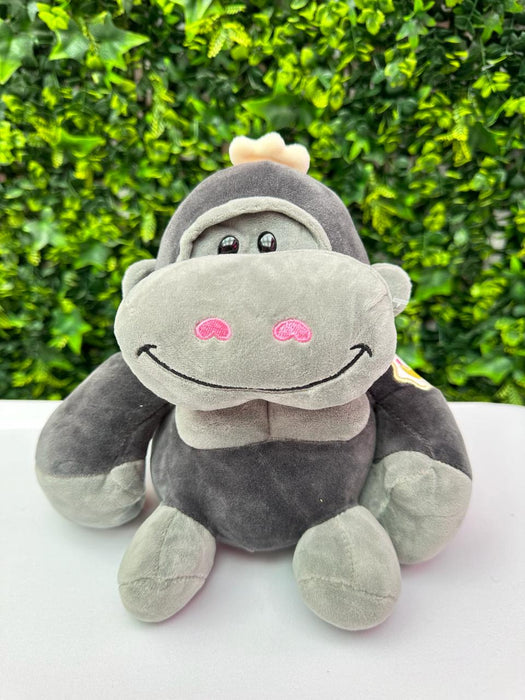 Gorila de Peluche Pequeño Color Gris 20 cm x 1 Unidad