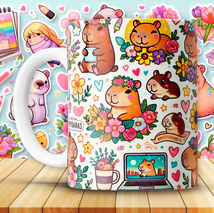 Mug San Valentin Capibara 11 Oz Ref. 36 x 1 Unidad