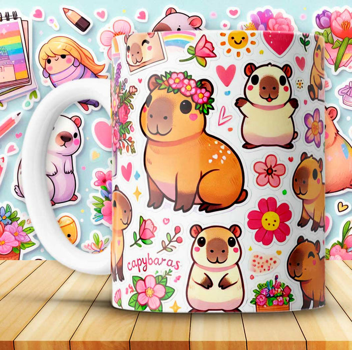 Mug San Valentin Capibara 11 Oz Ref. 31 x 1 Unidad
