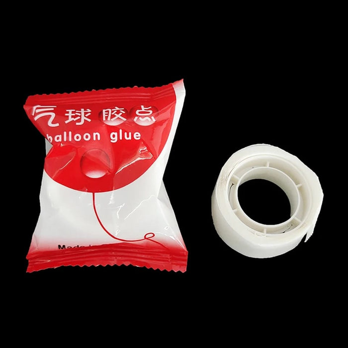 Tira de Adhesivo para globos Rollo x 100 Linea economica x 1 Unidad