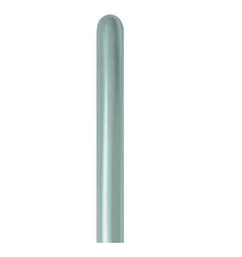 Globo Verde Menta Silk Tubito 260 x 20 Unidades Sempertex