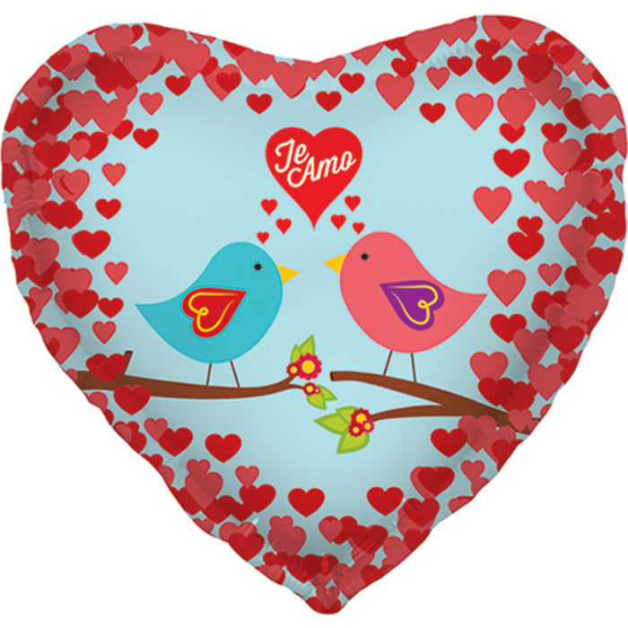 Globo Metalizado Love 18" Ref. 28