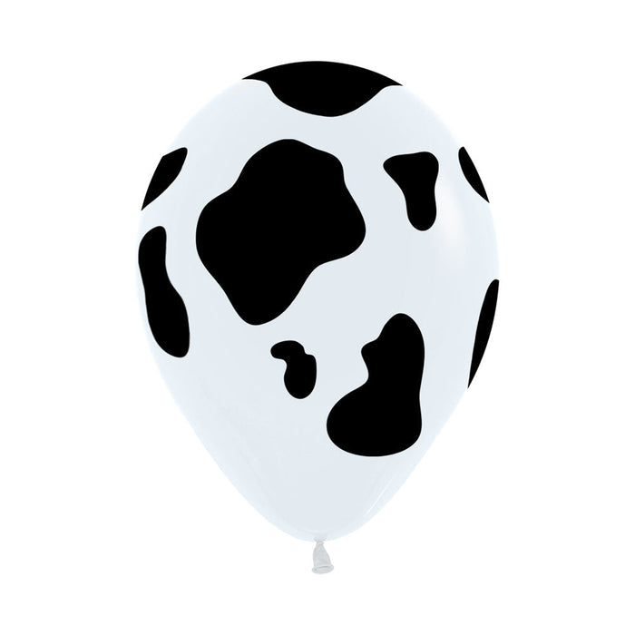 Globos Fashion Blanco Infinity Vaca R12 x 12 Unidades Sempertex