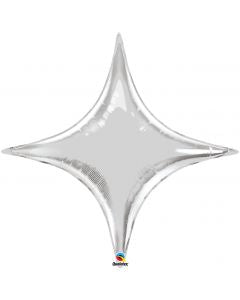 Globo Starpoint 40" Plateada Qualatex