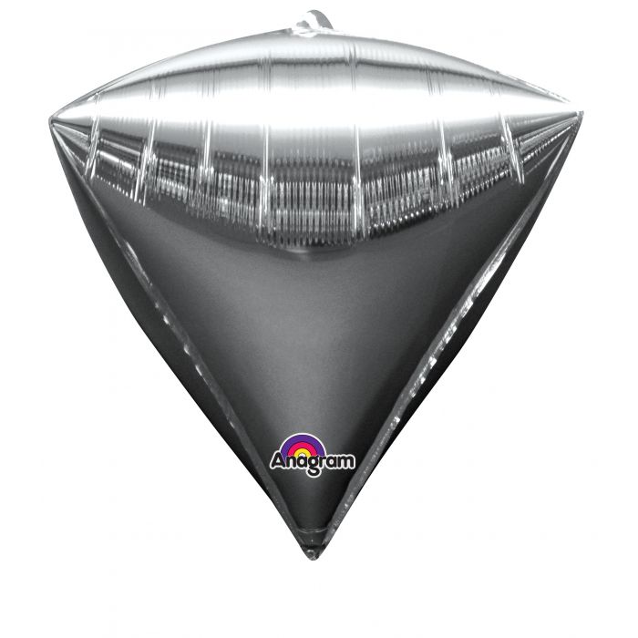Globo Metalizado Diamondz 17" Plateado Anagram