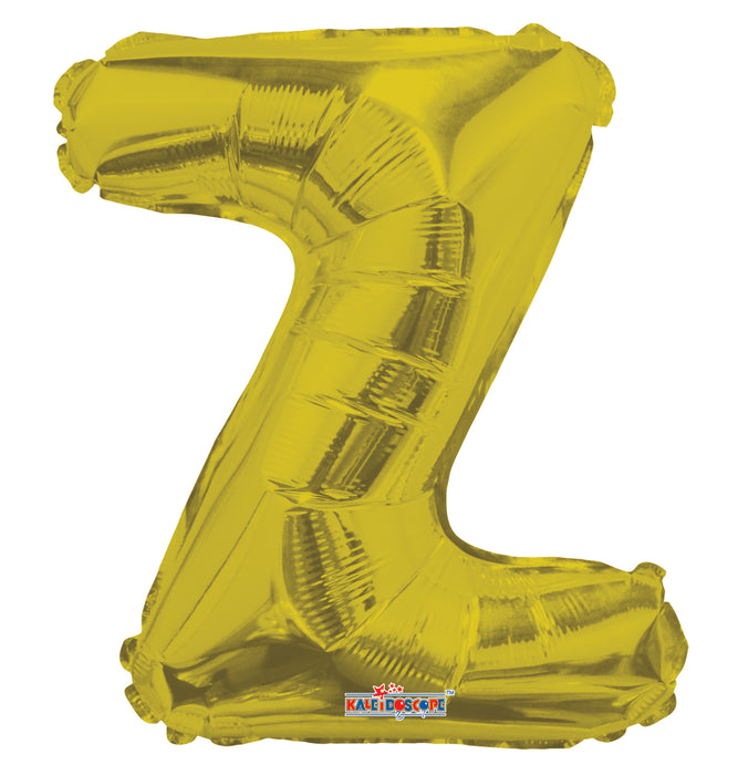 Globo Letra "Z" Dorado 16"