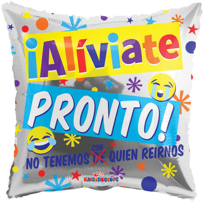 Globo Metalizado Aliviate Pronto 18" Ref. 3