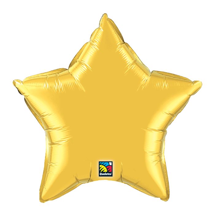 Globo Estrella de 36" Marca Qualatex Dorada