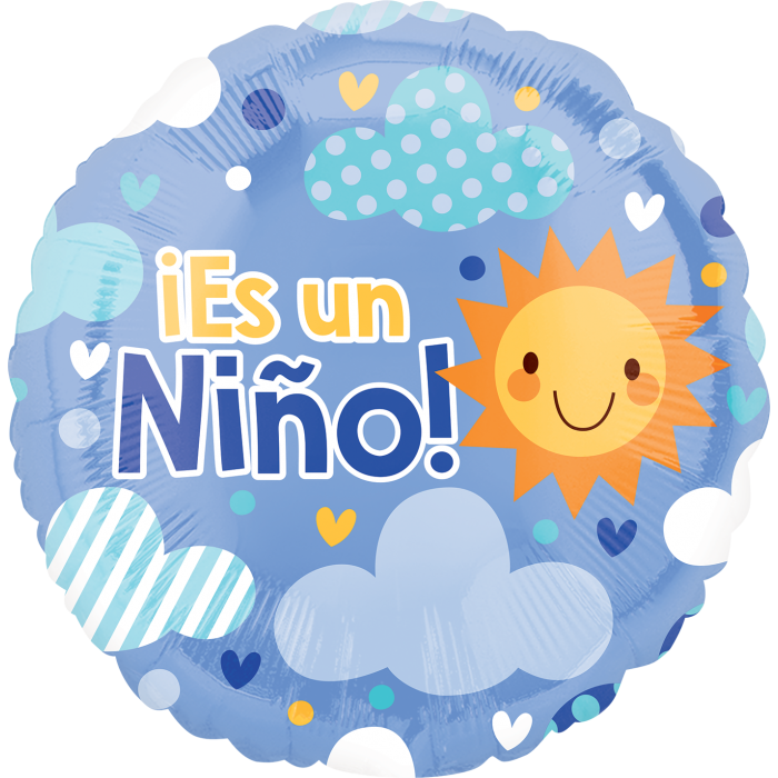 Globo Metalizado Es un Niño 18" Ref. 4