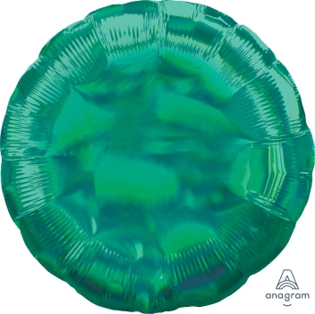 Round Iridiscente 19" Anagram Verde