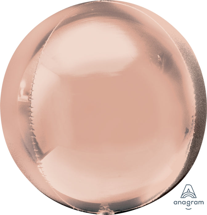 Globo Orbz Rose Gold 16"